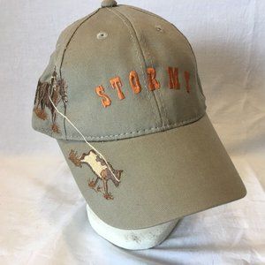 STORMY Canada Embroidered Ranching Calf Roping Rodeo Hat Cap